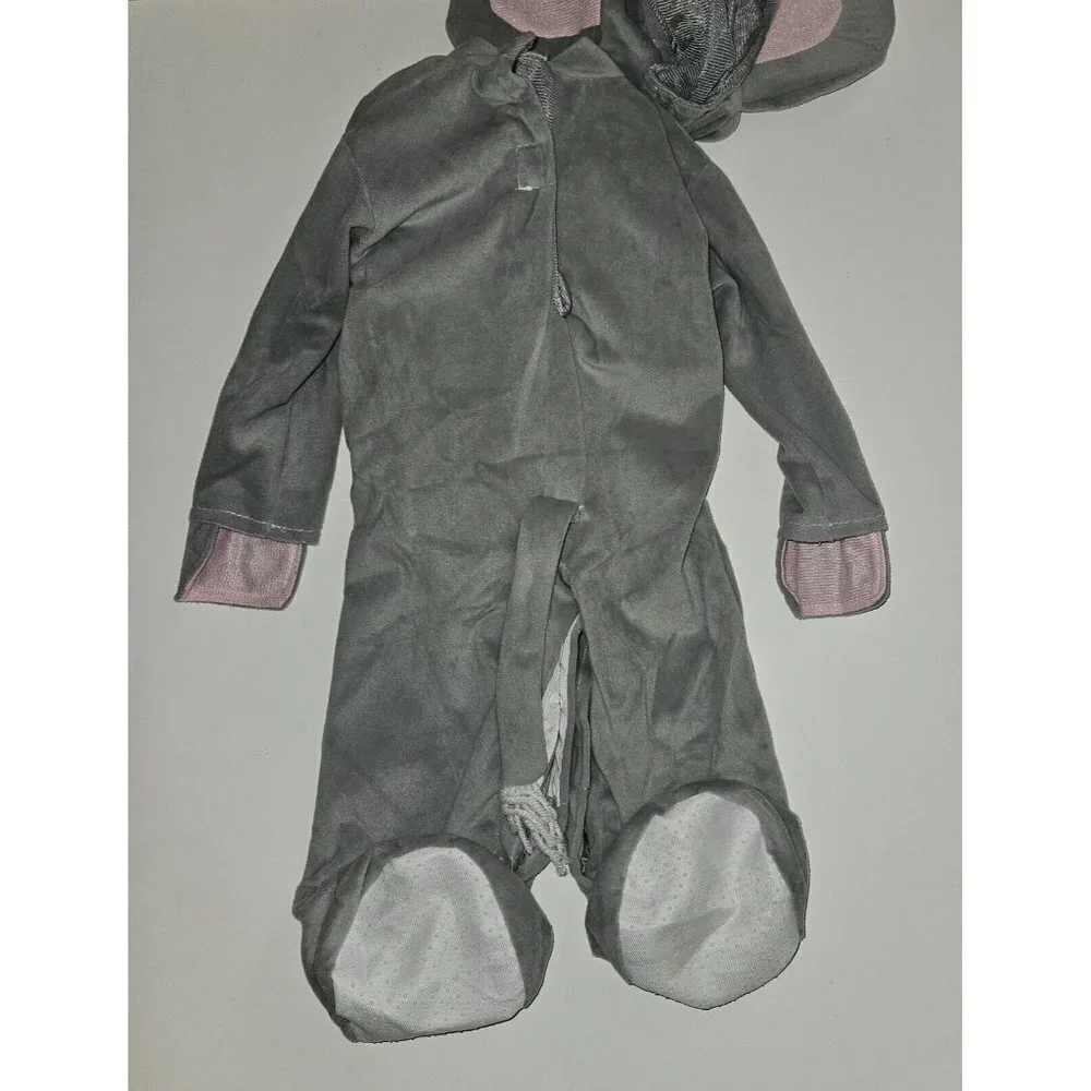 NEW Gray Elephant Halloween Costume Baby 0-6 Months Rubies Noah's Ark 2-piece